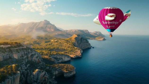 Mit dem Heiluftballon von Dsseldorf nach Palma - nur ein Aprilscherz - Quelle: Eurowings 